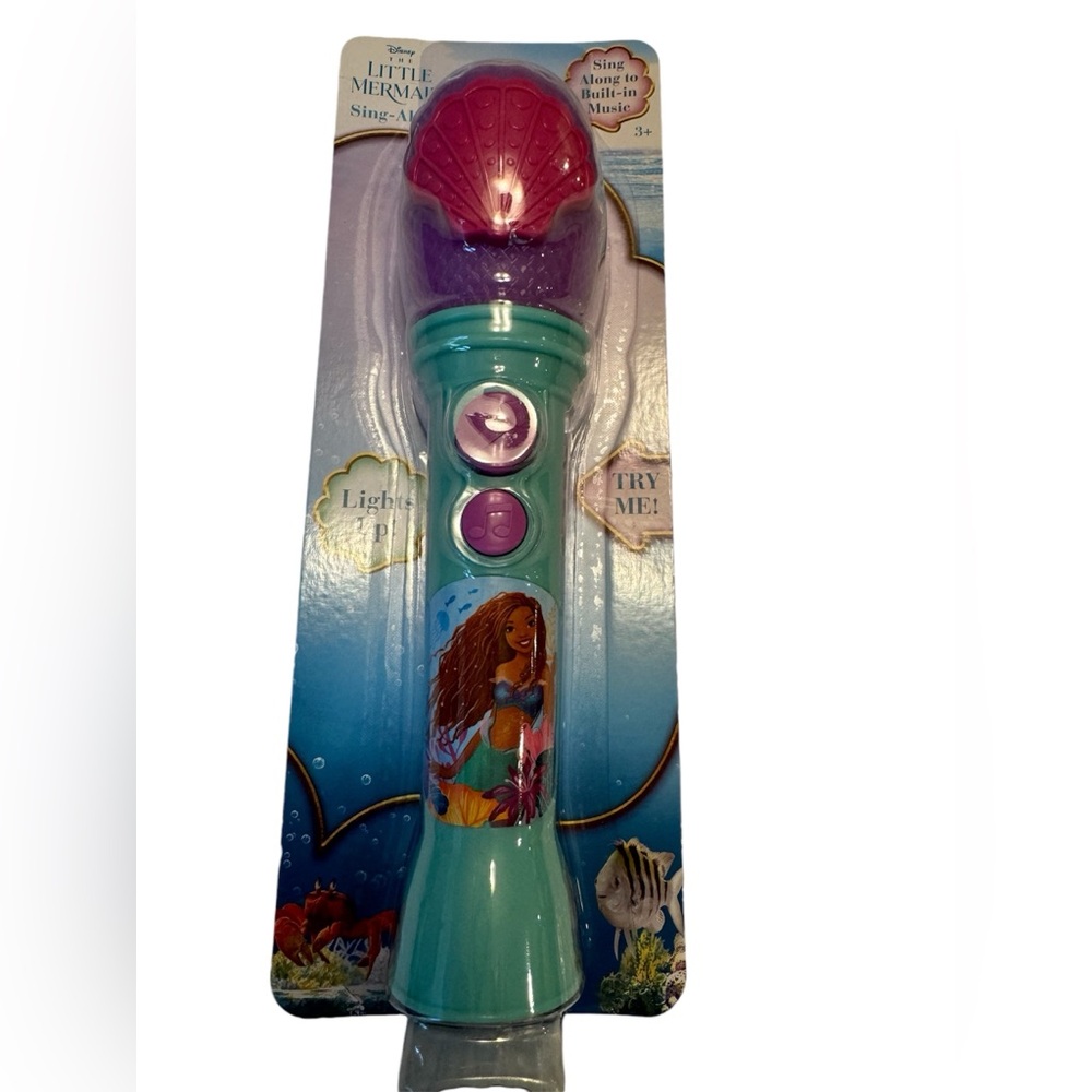 Unopened Disney The Little Mermaid 🎤 Along Microphone Lights Up
